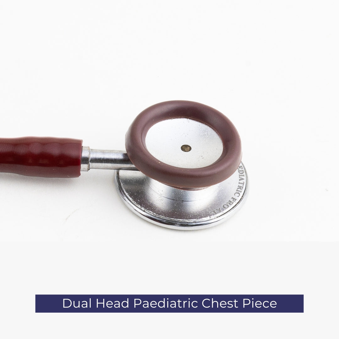 Dual Head Paediatric Chest Piece - Brown